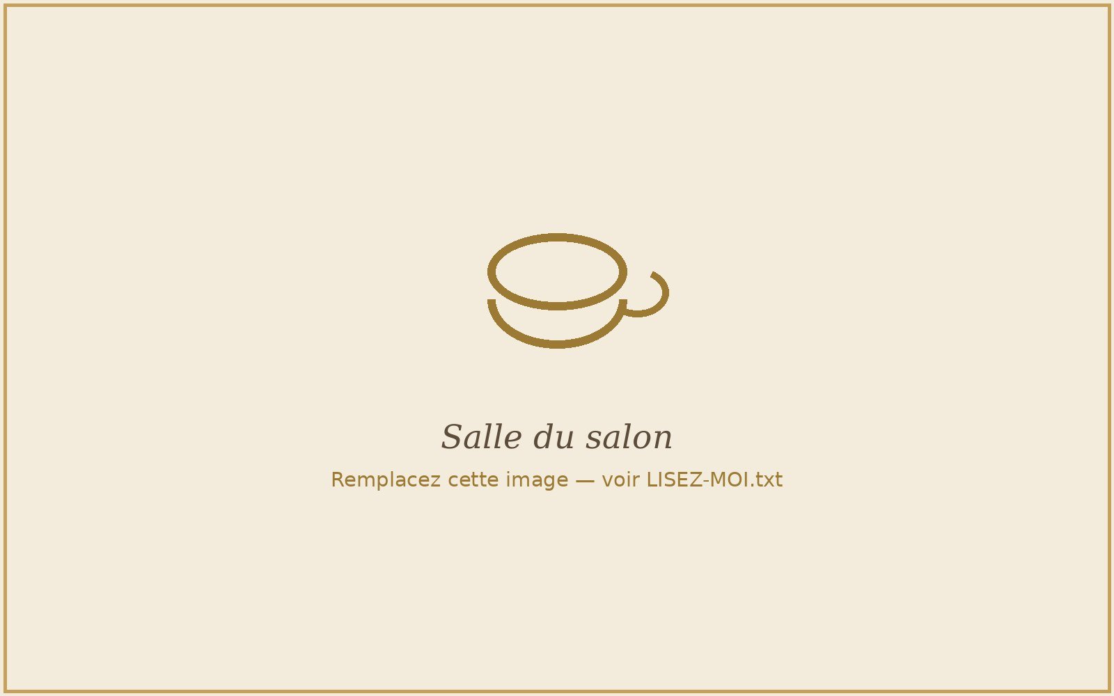 Salle du salon de thé Le Bec Gourmand, décor fleuri et mobilier en bois